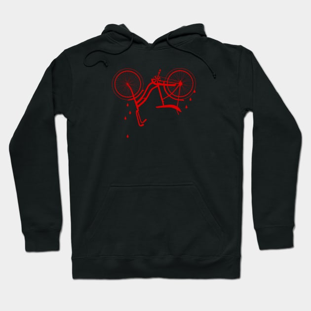 Bike Accident Hoodie by Raleigh Stewart